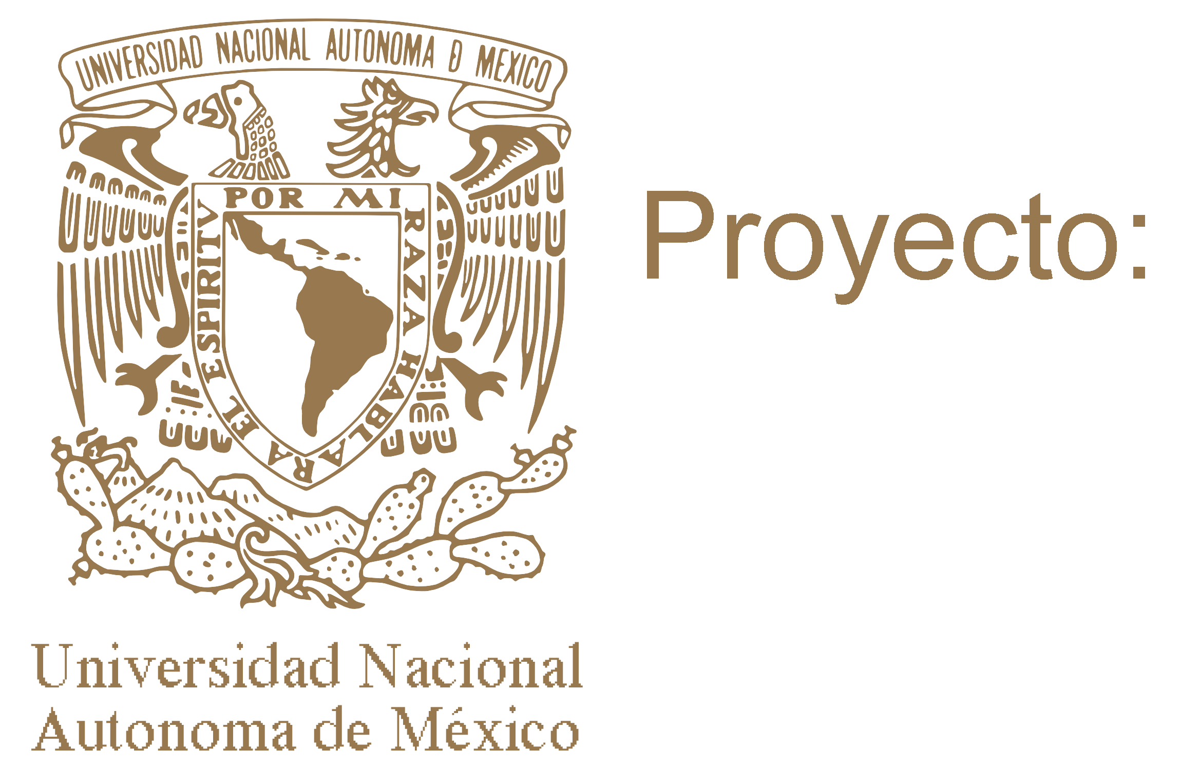 Escudo UNAM dorado